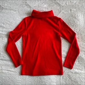 Vintage 60s Red Wool Turtleneck